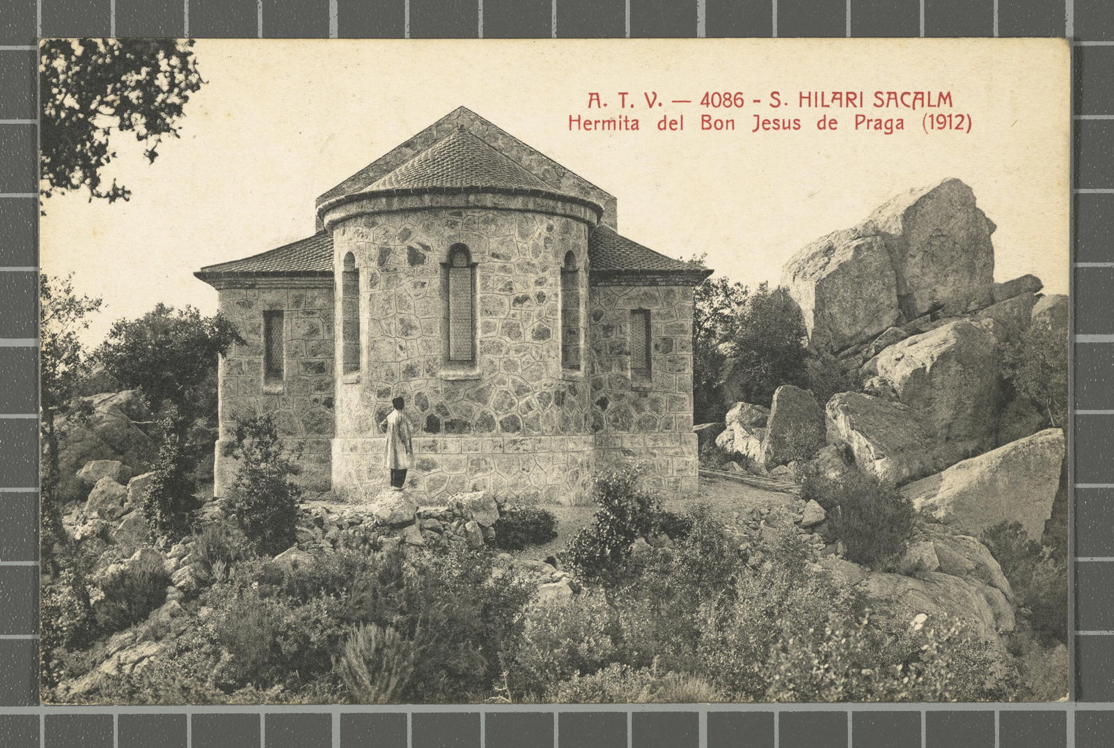 Josep Ximeno Planas, A.T.V. - 4086. S. Hilari Sacalm. Hermita of the Good Jesus of Prague (1912)
