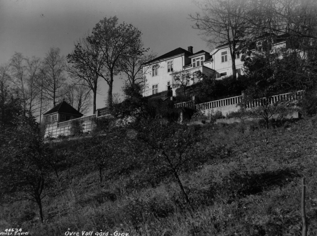 Anders Beer Wilse, Ovre Voll gård - grav
