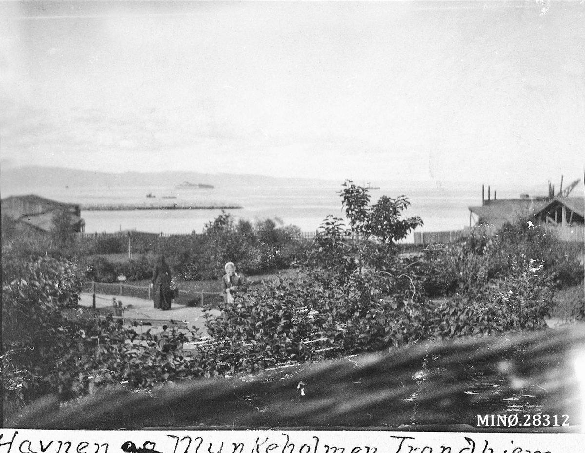 Rugsveen, Johan, Undseth, "Havnen og Munkholmen, Trondhjem"