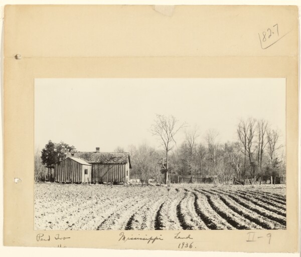 Walker Evans, Mississippi Land / Farm Scene, Jackson, Mississippi