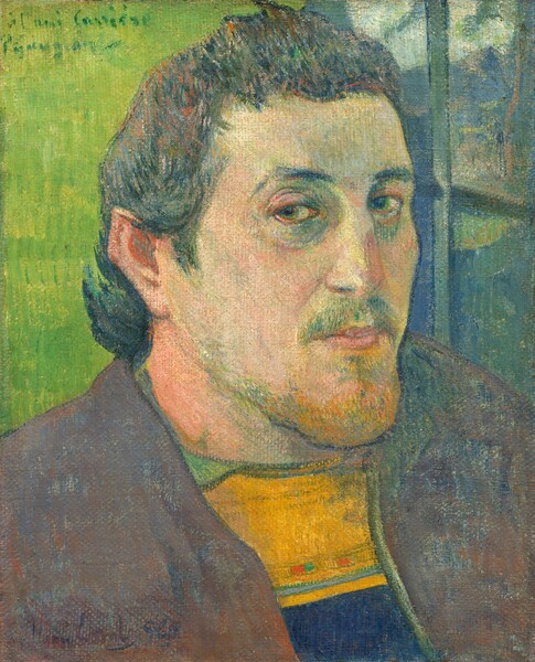 Paul Gauguin, Self-Portrait Dedicated to Carrière