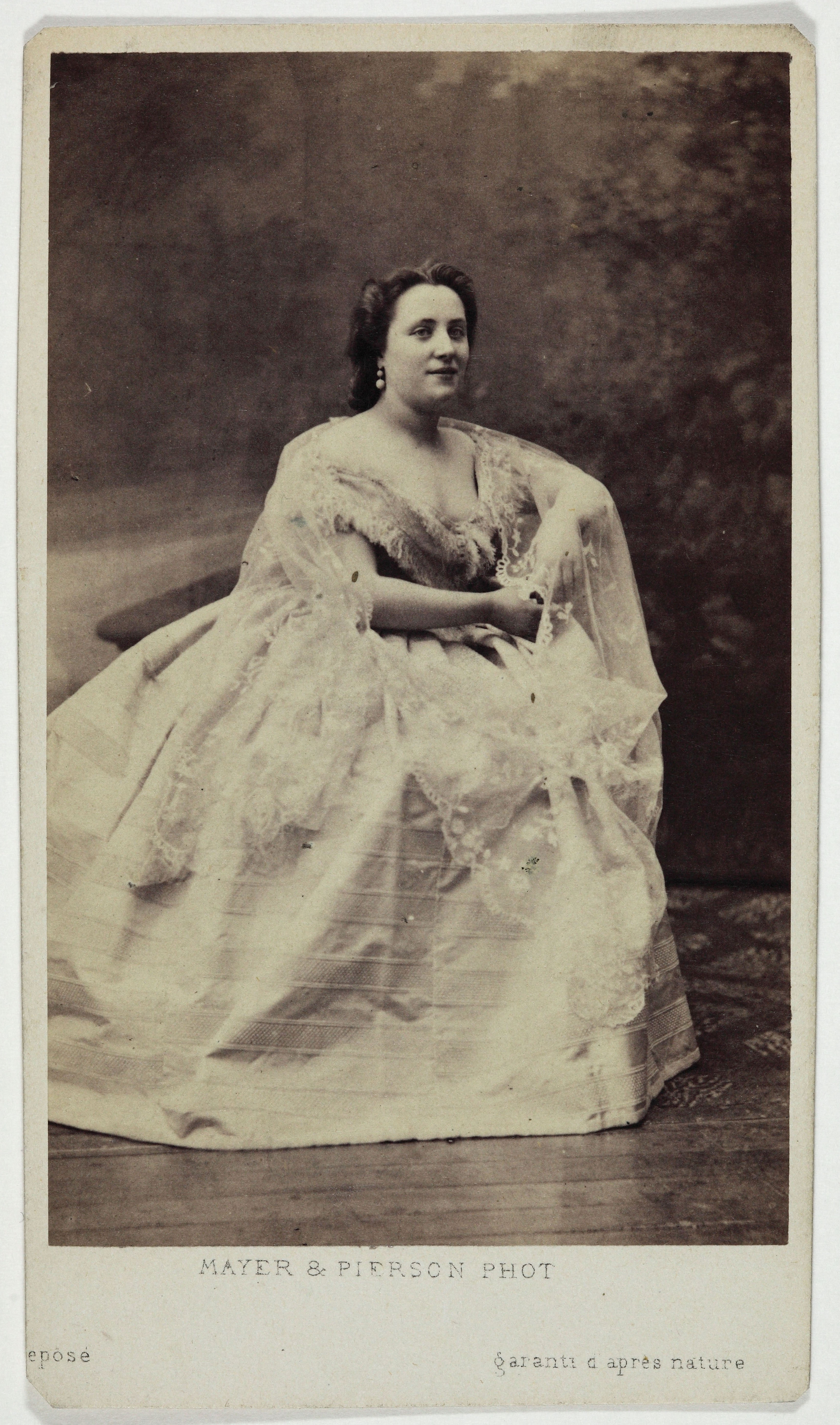 Mayer Frères et Pierson, Portrait d’Abingdon, Louise, Charlotte, (Abingdon – Legaigneur), (actrice)