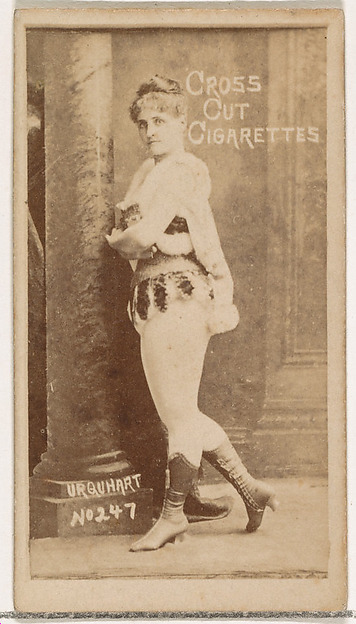 W. Duke, Sons & Co., Card Number 247, Urquhart, from the Actors and Actresses series (N145-1) issued by Duke Sons & Co. to promote Cross Cut Cigarettes