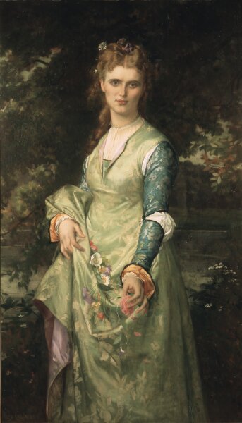 Alexandre Cabanel, Christina Nilsson, 1843-1921, som Ofelia