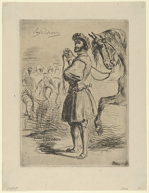 Eugène Delacroix, A Nobleman from the Time of Francis I