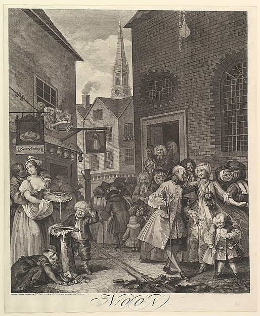 William Hogarth, Noon: The Four Times of Day