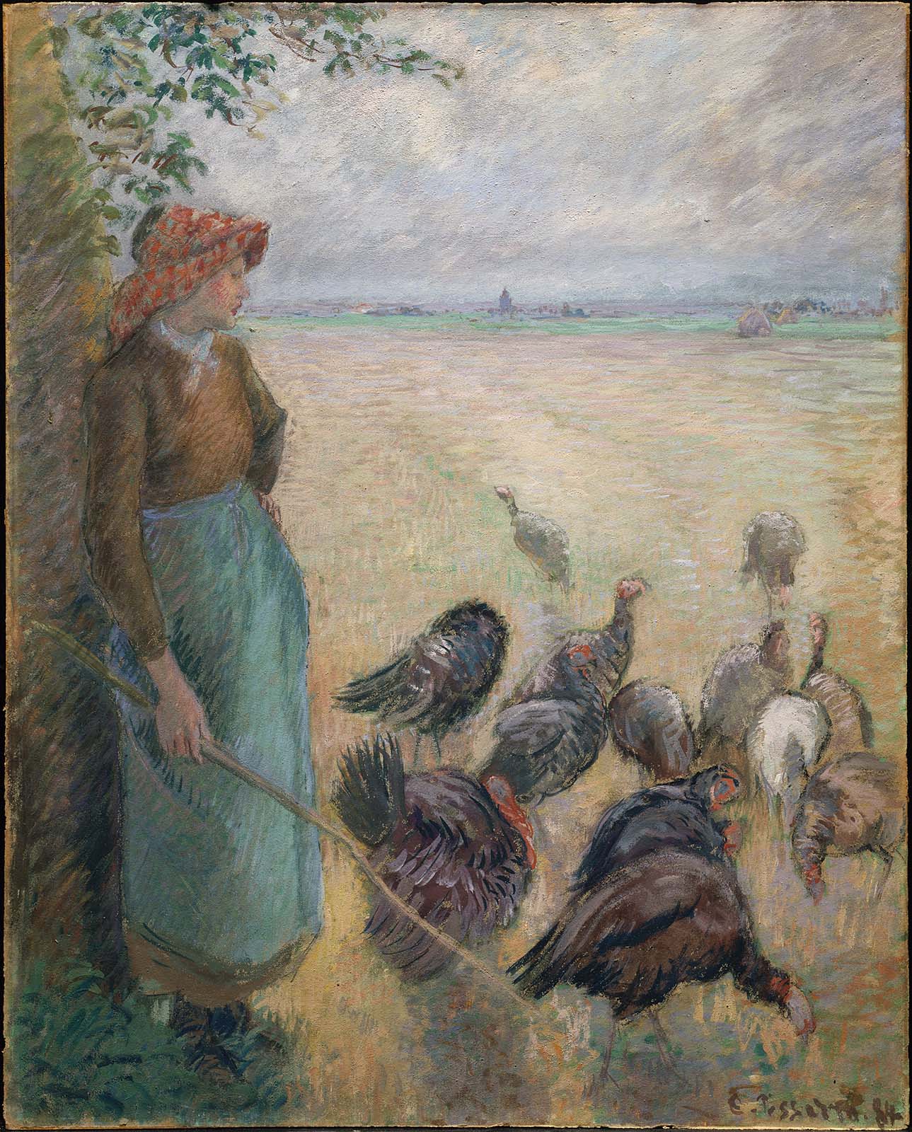 Camille Pissarro, Turkey Girl