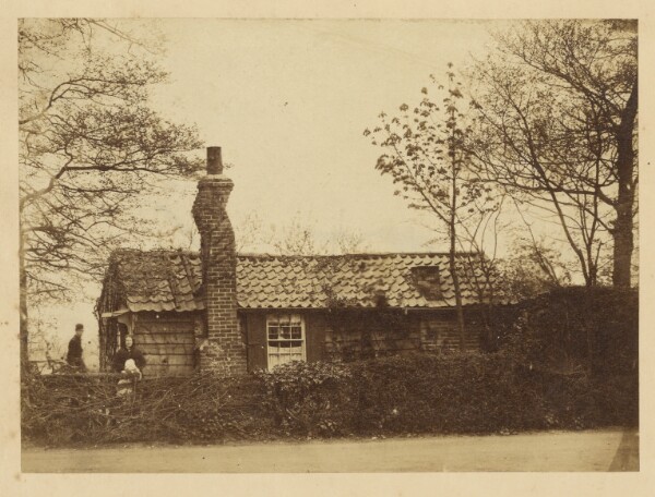 Unknown, [House with crooked chimney]