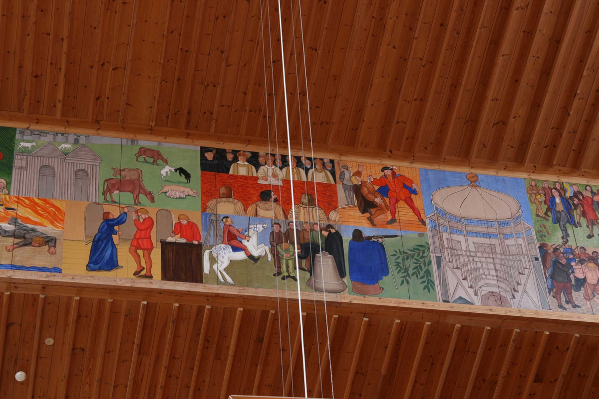 Johan Dellbeck, Målningssvit i Gottsunda kyrka, Gottsunda, Uppsala 2008