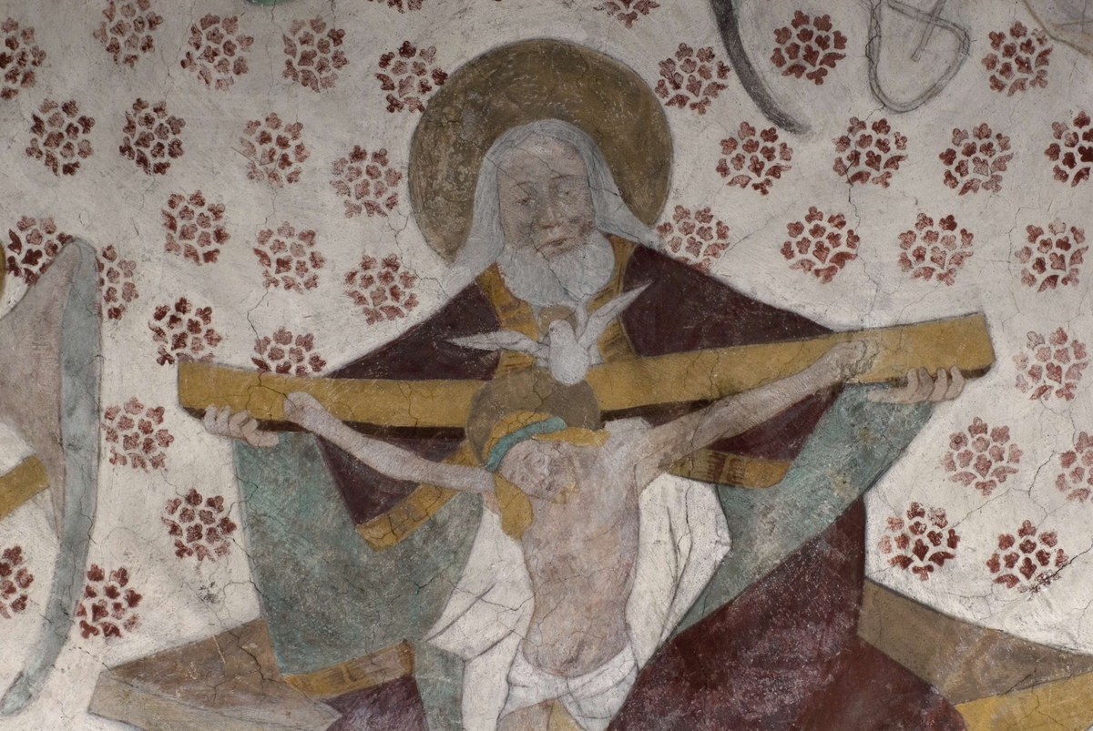 Bengt Backlund, Kalkmålning i Vänge kyrka, Uppland 2009
