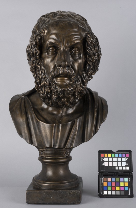 19. artist of the century (author) Unidentified, Homer portrait bust