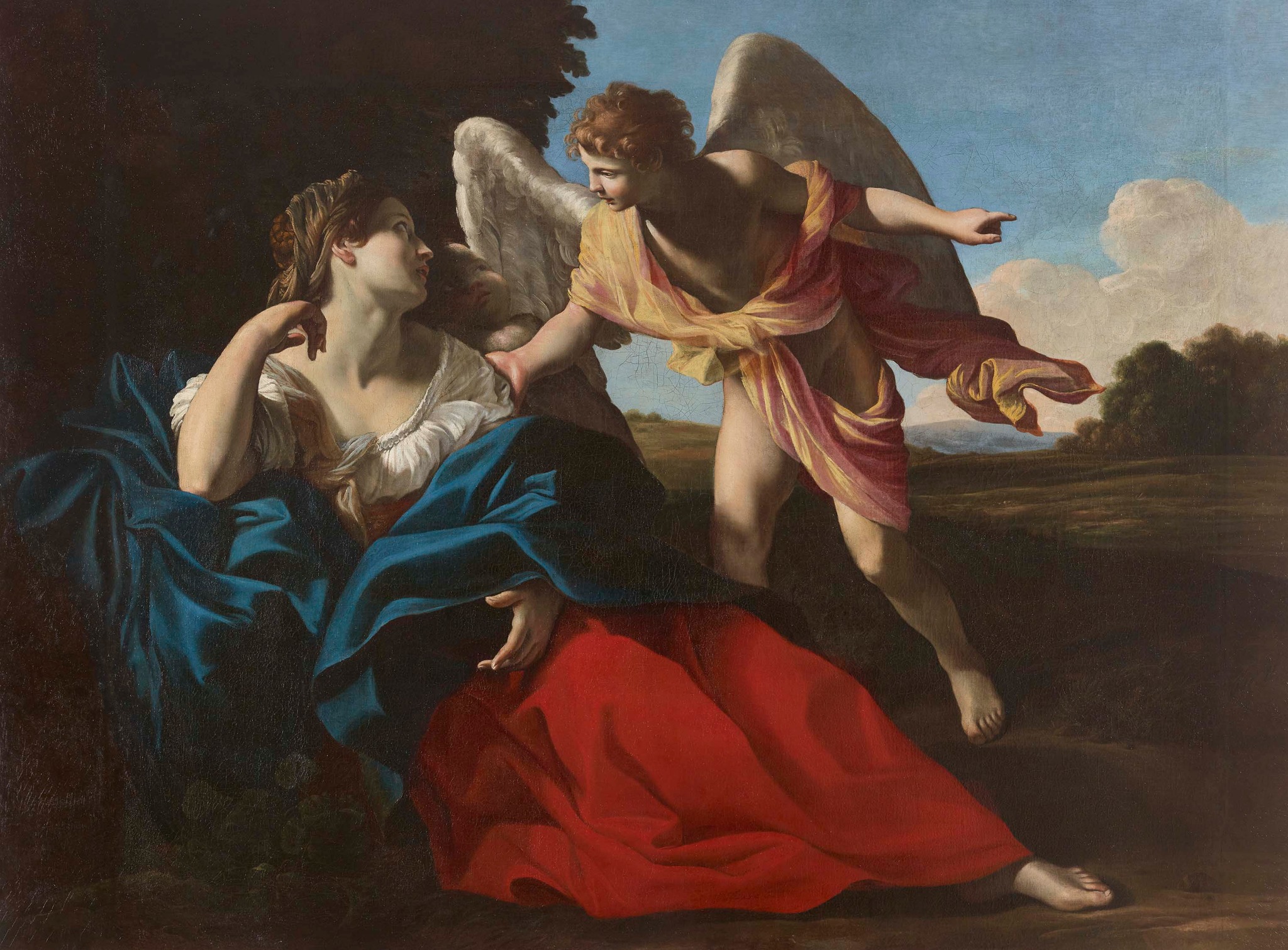 Giovanni Lanfranco, Hagar and the angel in the desert