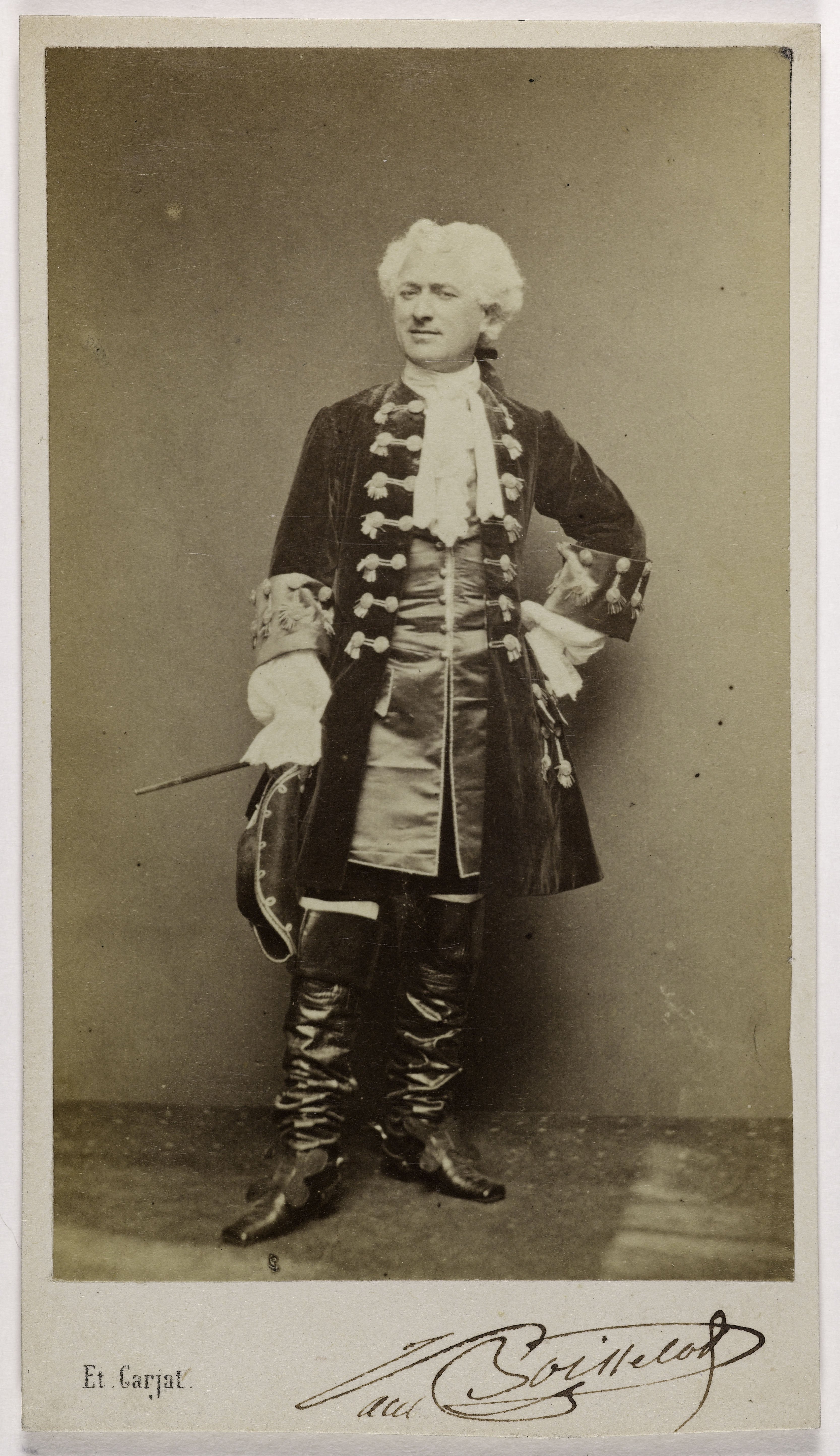 Carjat & Cie, Portrait de Paul Boisselot (Paulin Louis Boisselot dit, 1829-1905), acteur