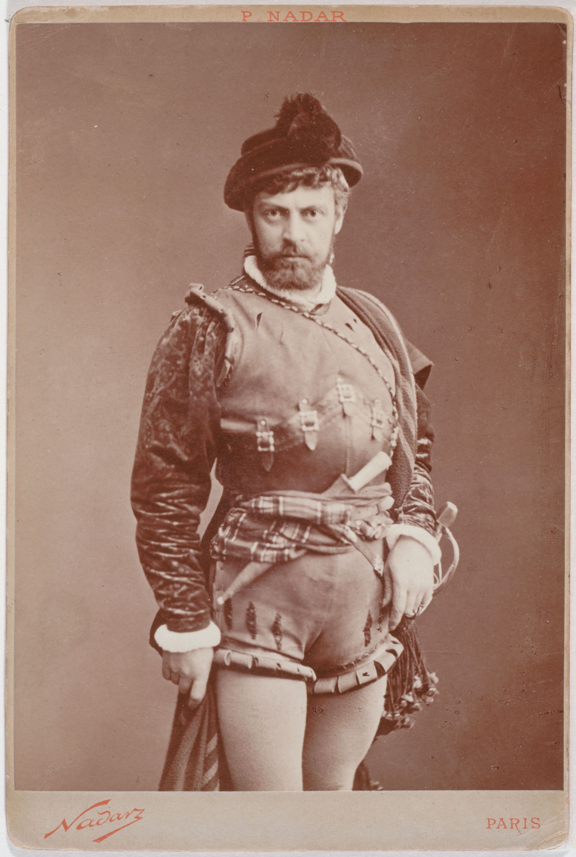 Atelier Nadar, Portrait de Mounet-Sully (Jean Sully Mounet, dit), acteur