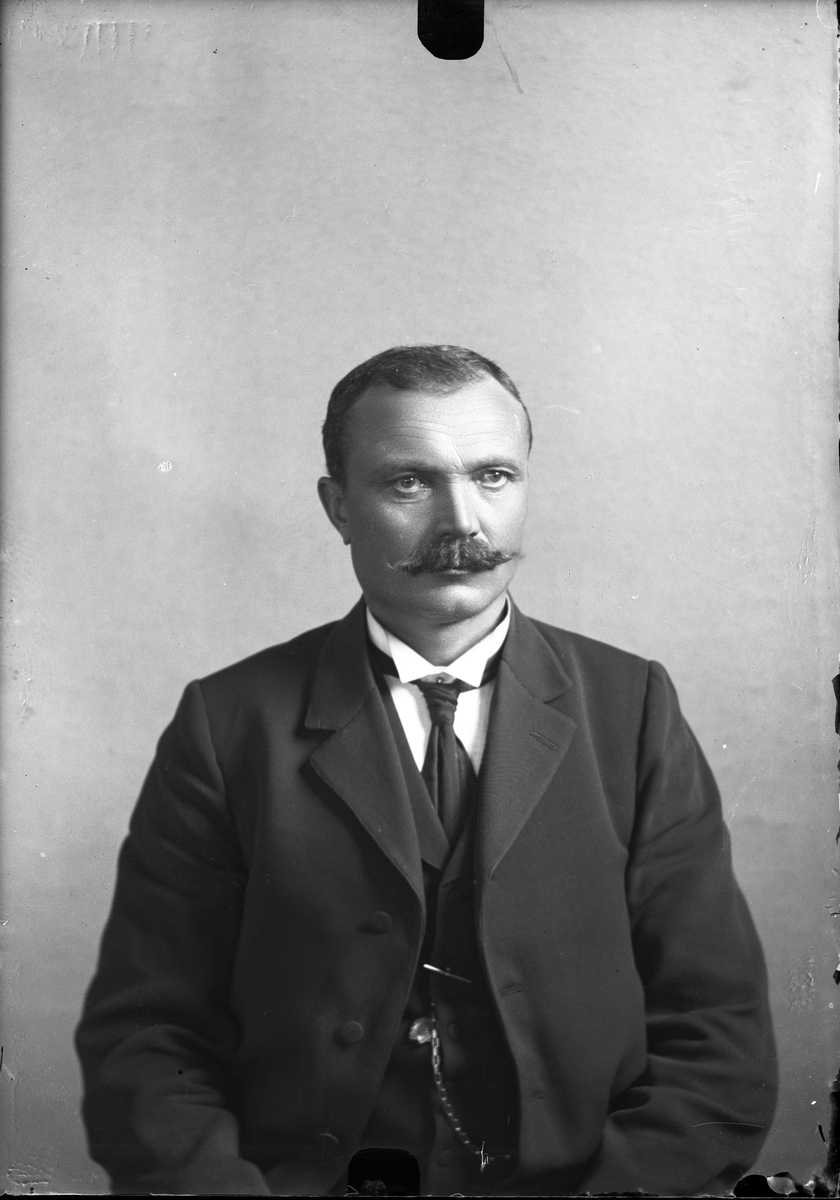 Oscar Holte, Portrett av mann
