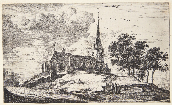 Roelant Roghman, Udsigt mod kirken i Nederhorst den Berg
