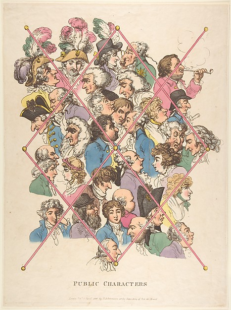 Thomas Rowlandson, Public Characters