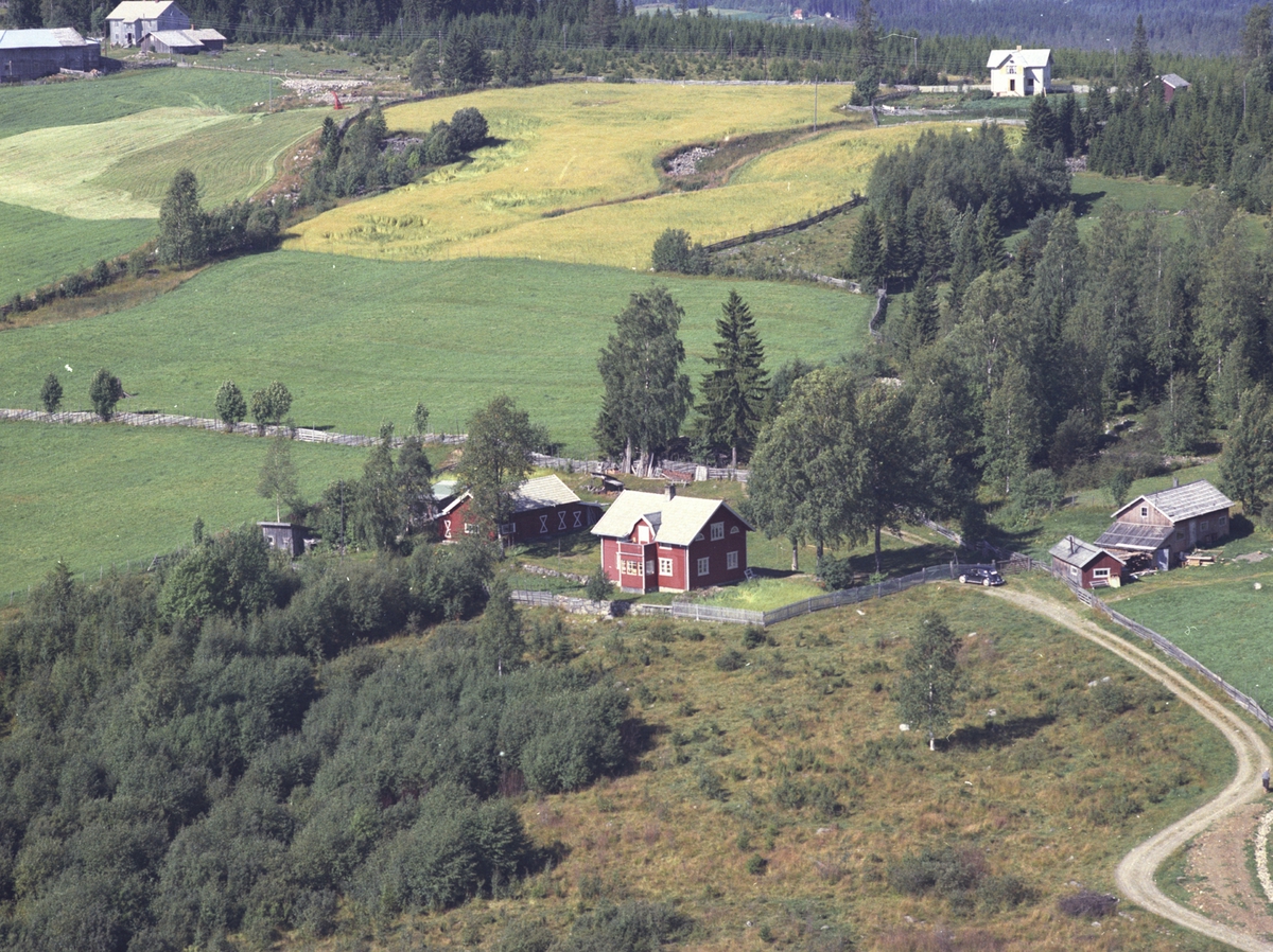 Widerøes Flyveselskap A/S, Flyfoto, Haug, Åsmarka, Ringsaker.