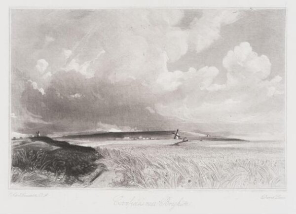 Constable, John RA, Cornfields near Brighton