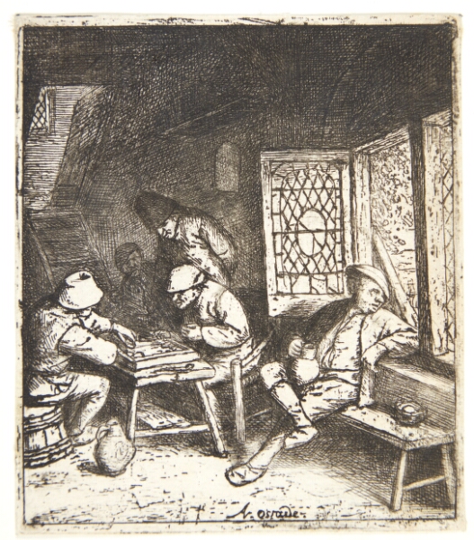 Adriaen van Ostade, Backgammonspillerne