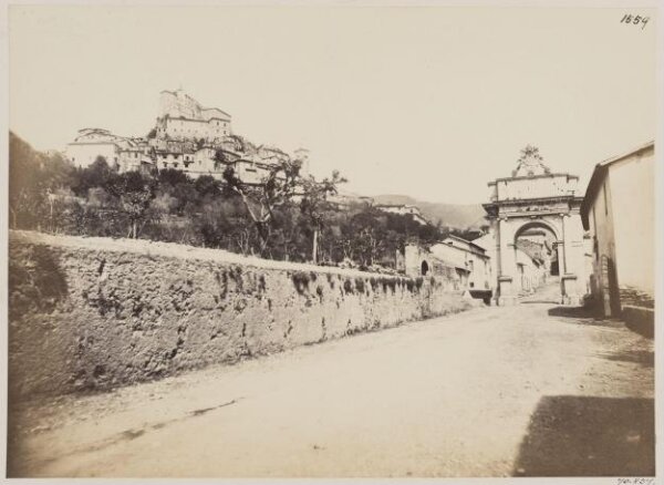 Parker, John Henry, Out of Rome - Subiaco, Arch of Pius VI., at the entrance to the town.