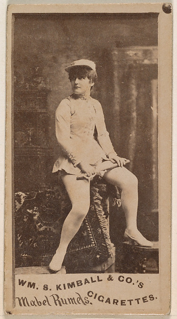 William S. Kimball & Company, Mabel Rumels, from the Actresses series (N203) issued by Wm. S. Kimball & Co.