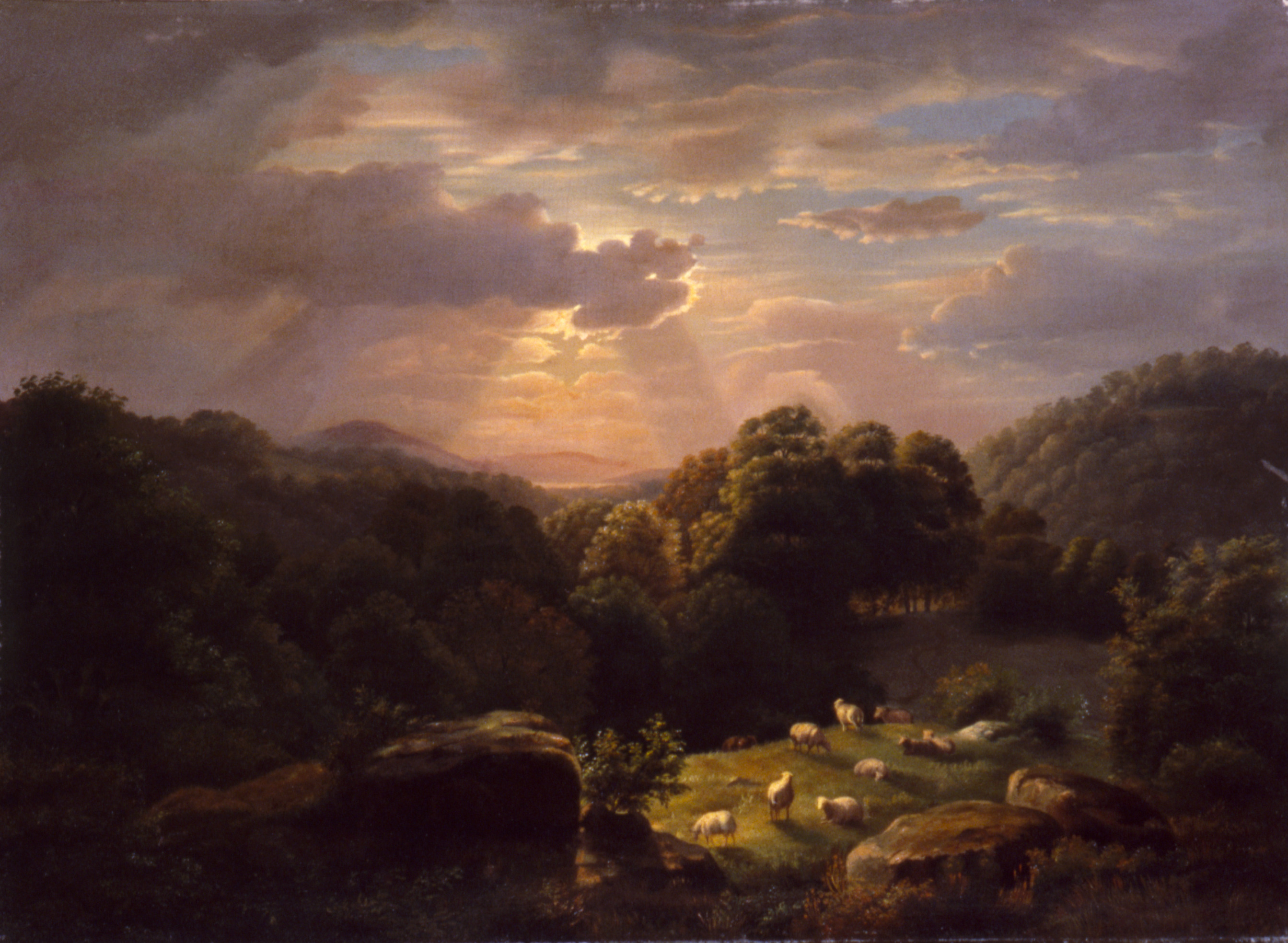 Robert S. Duncanson, Landscape with Sheep