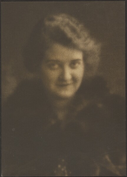 Louis Fleckenstein, [Portrait of a Woman with Knowing Smile]