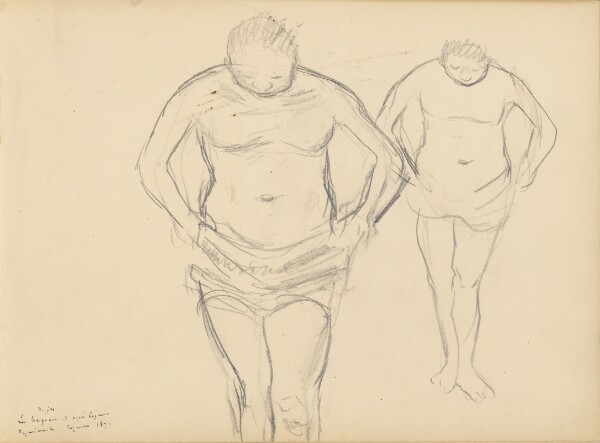 Edgar Degas, Copies of Cézanne's Bathers