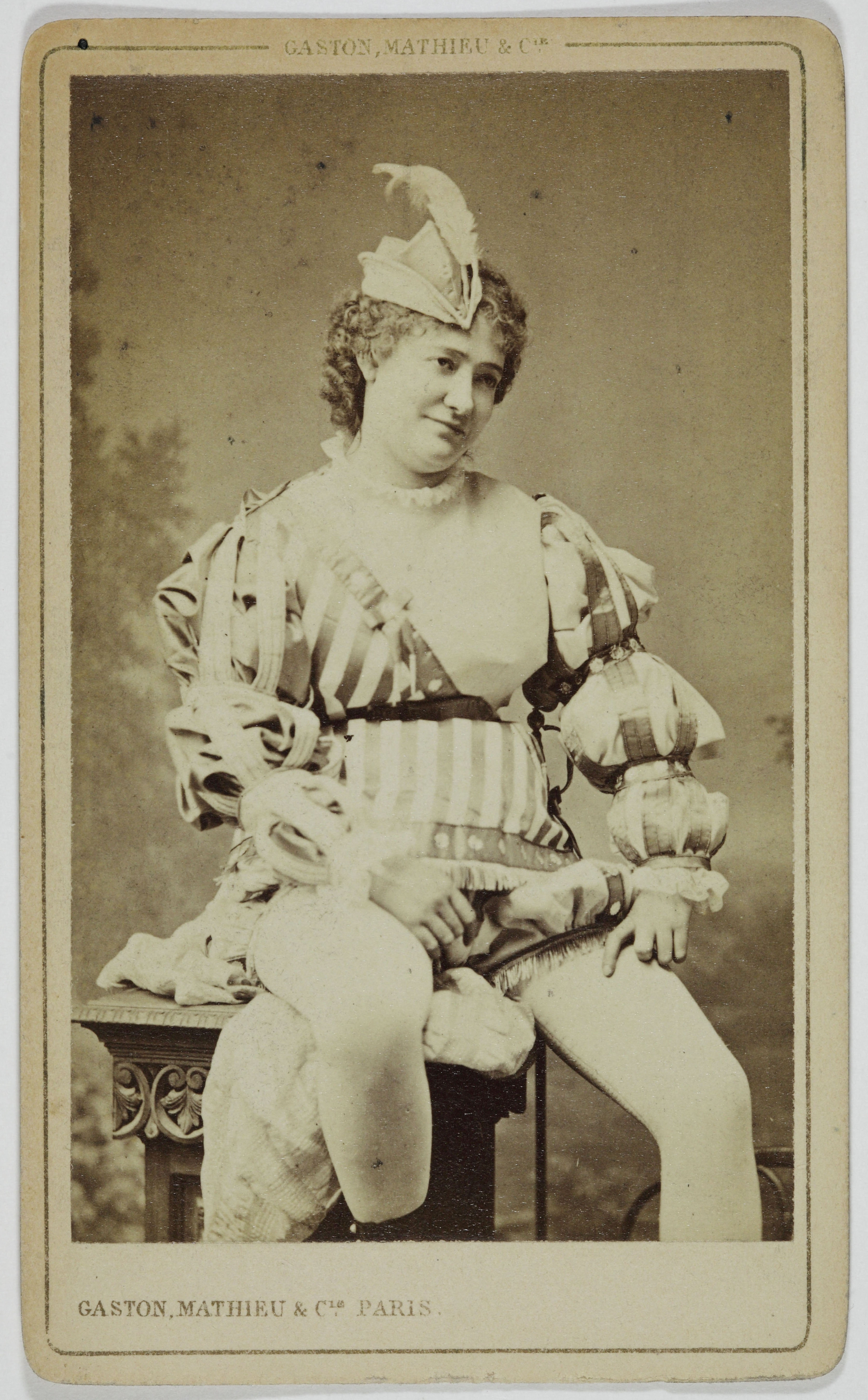 Mathieu & Cie Gaston, Portrait de Jeanne d'Albert, (actrice)