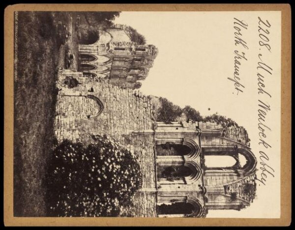 Francis Frith, Much Wenlock Abbey.  North Transept