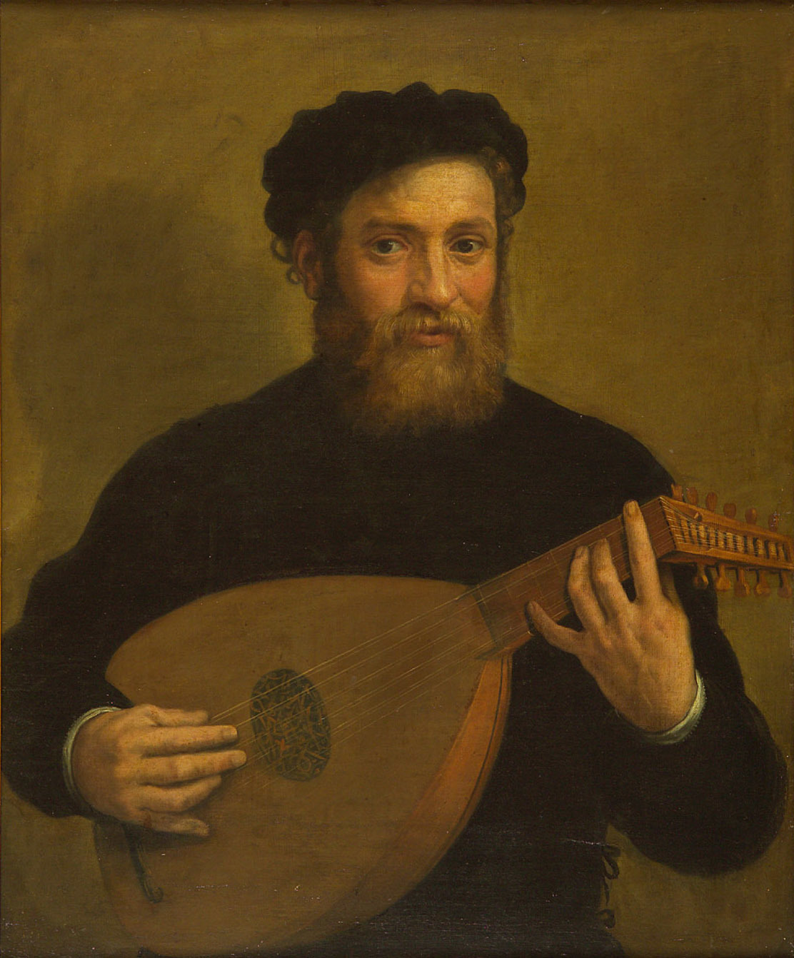 Antonio Marziale Carracci, Lautenspieler