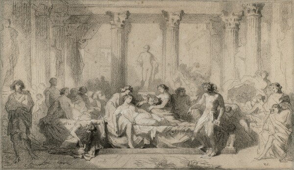 Thomas Couture, Study for “The Decadence of the Romans”