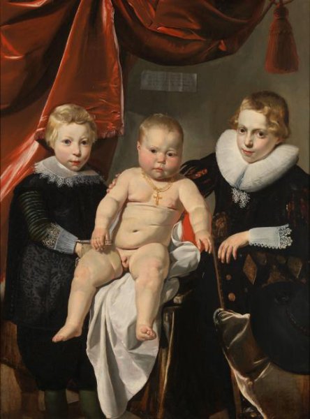 Thomas de Keyser, Portrait of Jan, Simon, and Hendrick Verstegen