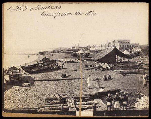 Francis Frith, Madras.  View from the Pier