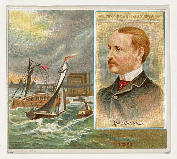 Allen & Ginter, Melville E. Stone, The Chicago Daily News, from the American Editors series (N35) for Allen & Ginter Cigarettes