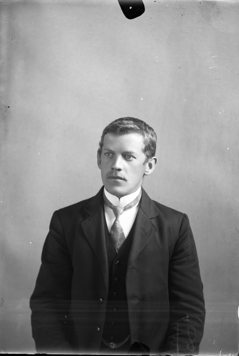 Oscar Holte, portrett, person, klær,
