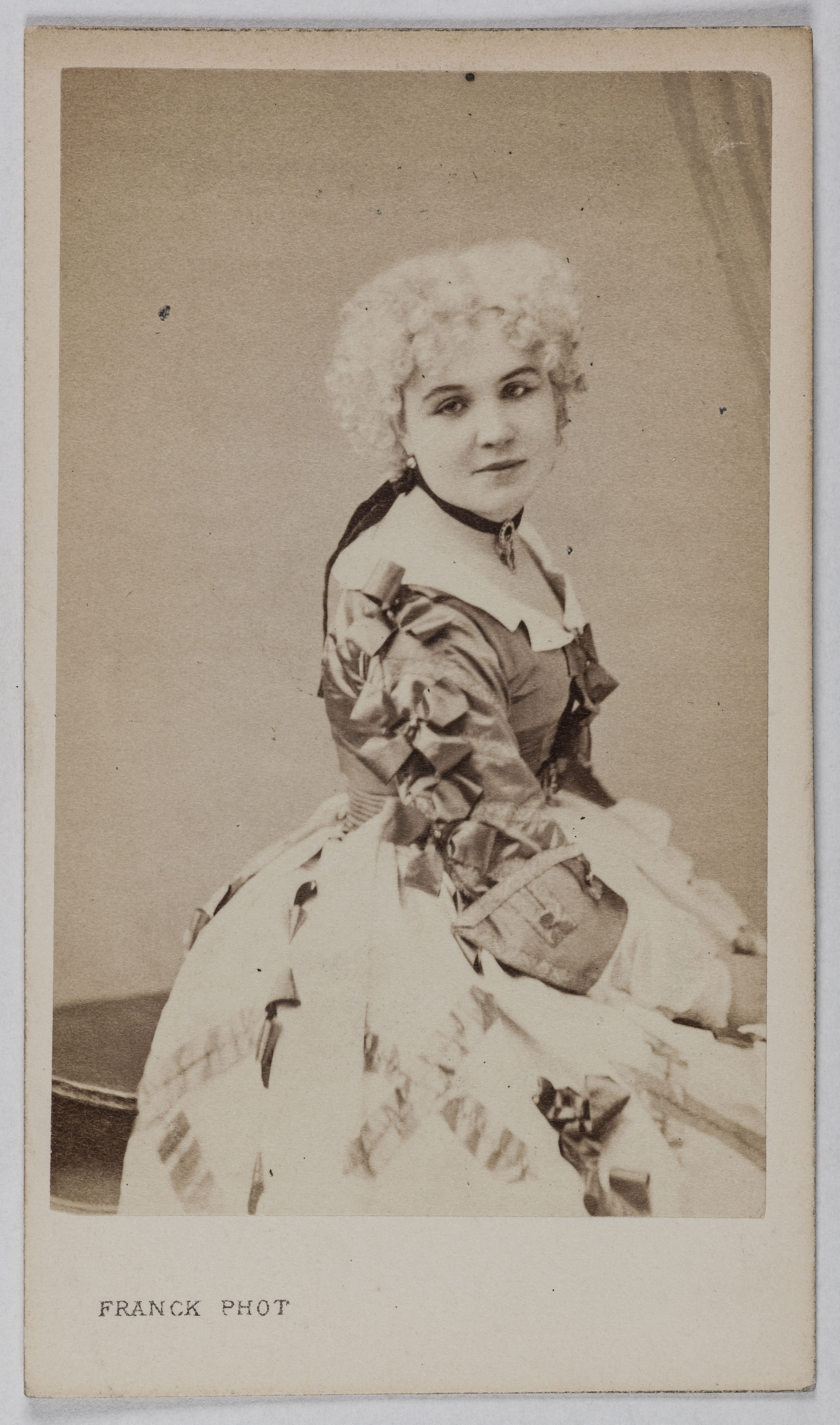 Franck, Portrait de Gabrielle (actrice)