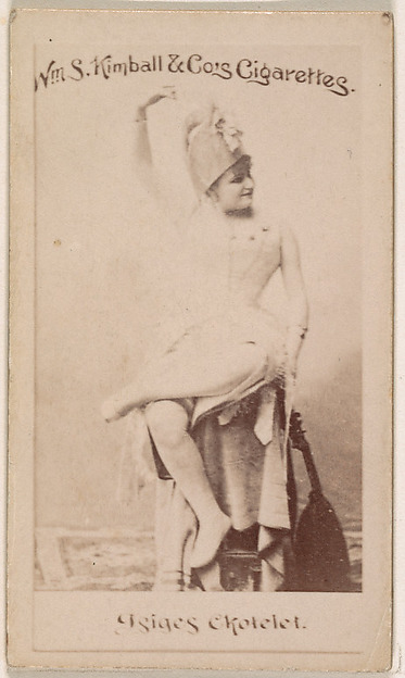 William S. Kimball & Company, Tsiges Ckotelet, from the Actresses series (N203) issued by Wm. S. Kimball & Co.
