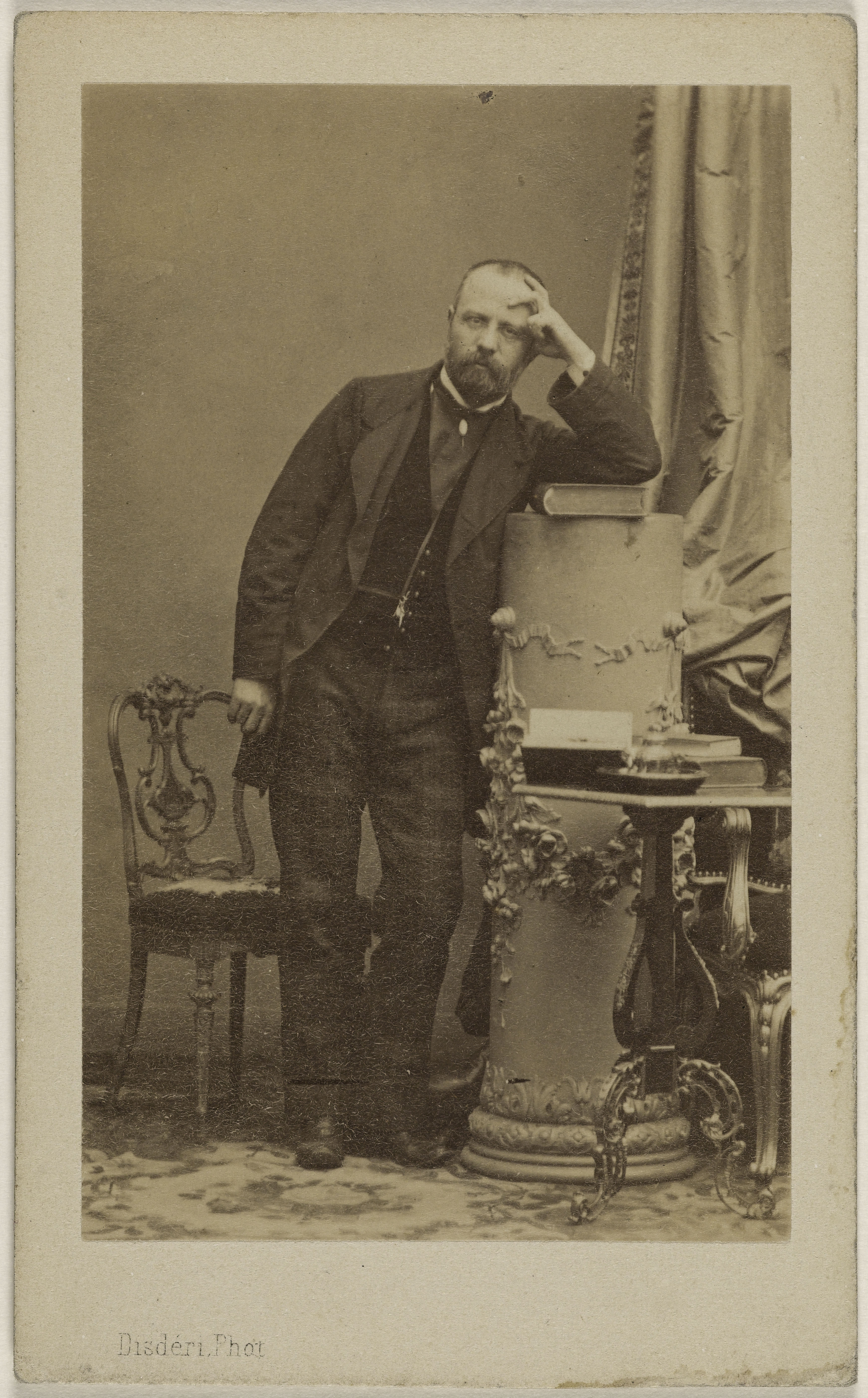 André-Adolphe-Eugène Disdéri, Portrait de Barthet, Armand, (1820-1874), (Auteur dramatique, romancier et poète)