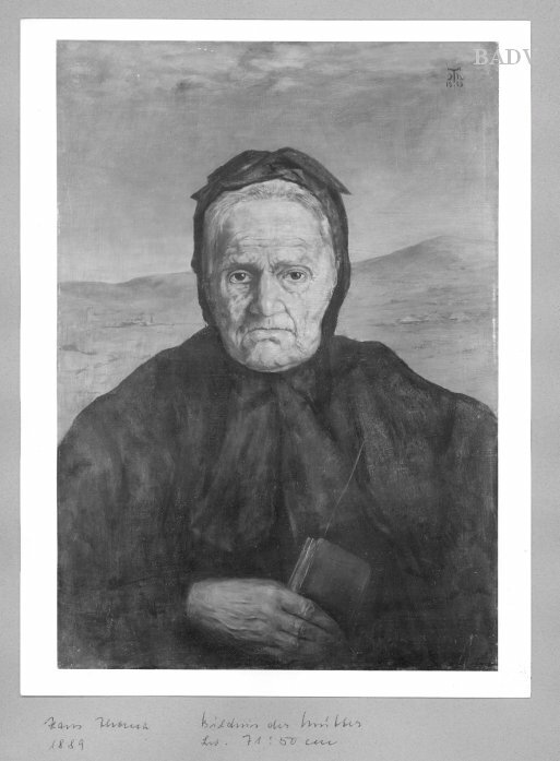 Hans Thoma, Portrait of his mother