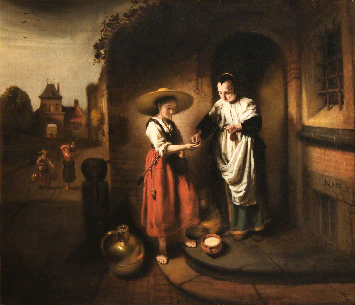 Nicolaes Maes, The Milk Girl