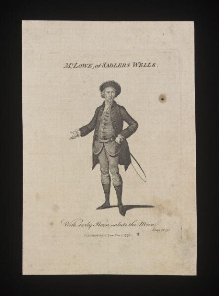Unknown, Mr. Lowe at Sadler's Wells