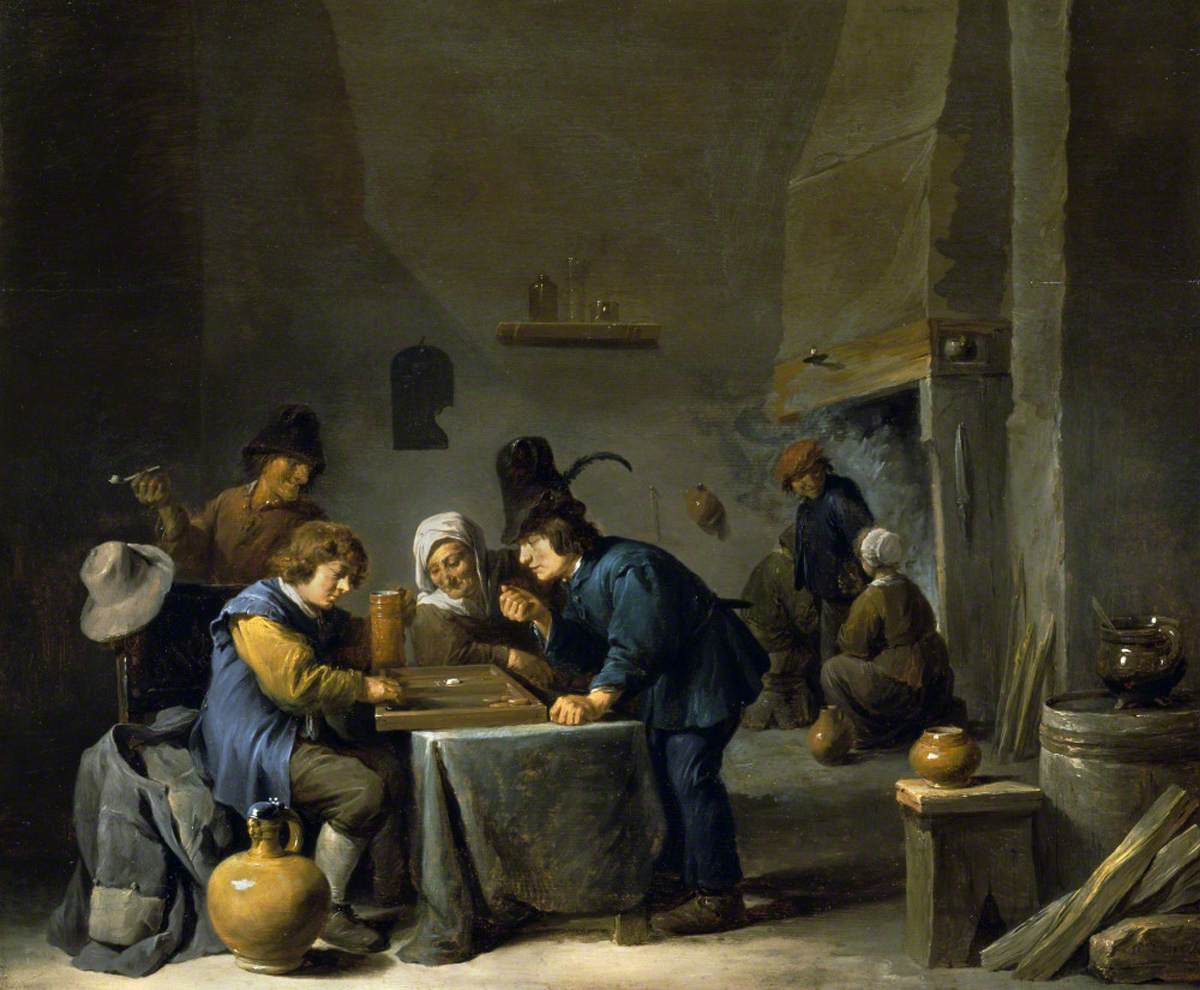 David Teniers the Younger, Trictrac Players