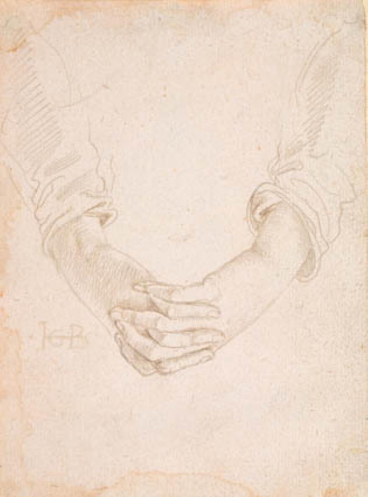 Hans Baldung Grien, Studie af foldede kvindehænder
