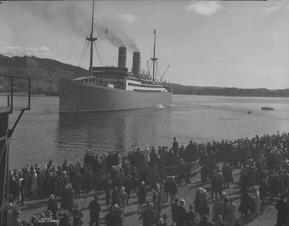 Anders Beer Wilse, Prot: Stavangerfjord avgang