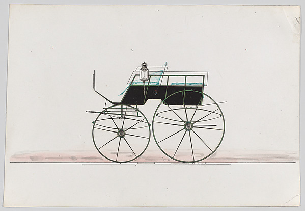 Brewster & Co., Design for Game Wagon/Dos-à-dos Phaeton