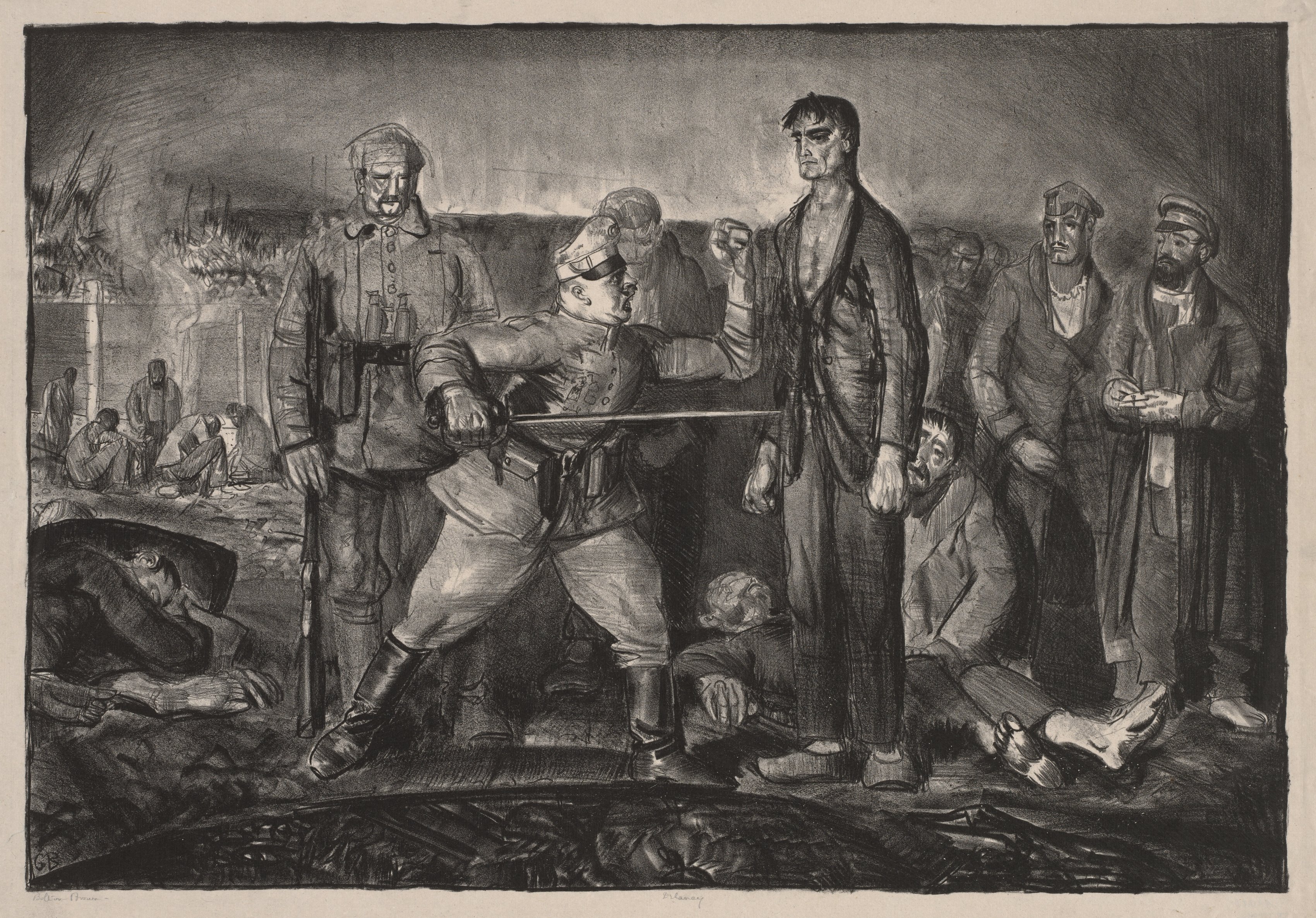 George Bellows, The Case of Sergeant Delaney