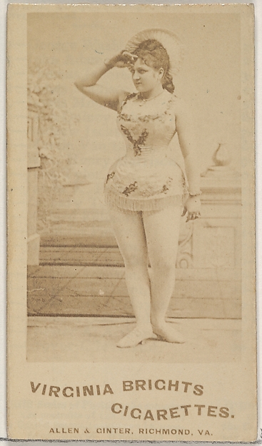 Allen & Ginter, From the Actors and Actresses series (N45, Type 5) for Virginia Brights Cigarettes