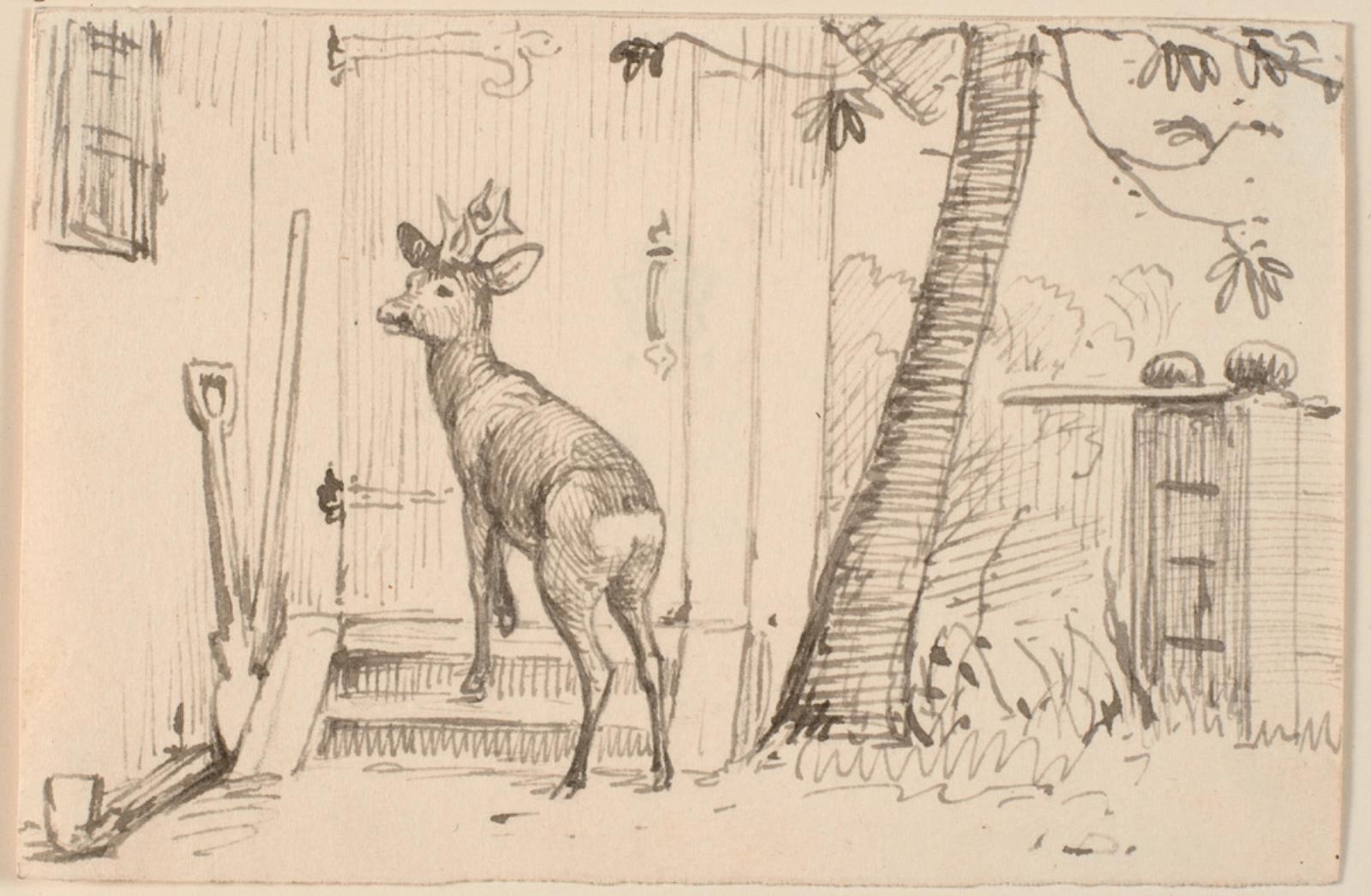 P.C. Skovgaard, Hjorten foran døren